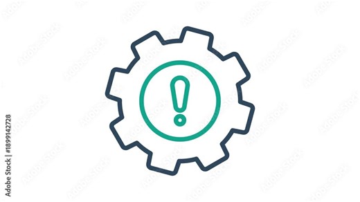 Risk management icon animation. animation icon related to work safety. Suitable for site web, app, UI, user interfaces, provide visual feedback and more. Alpha channel