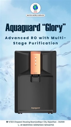  Introducing Aquaguard “Glory” – The Ultimate Water Purifier! Why...
