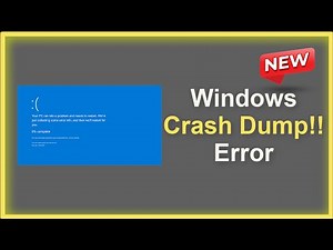 How To Fix Windows PC Crash Dump - 2026