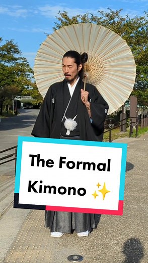Formal Kimono - Kuro-Montsuki for Men's Traditional Events