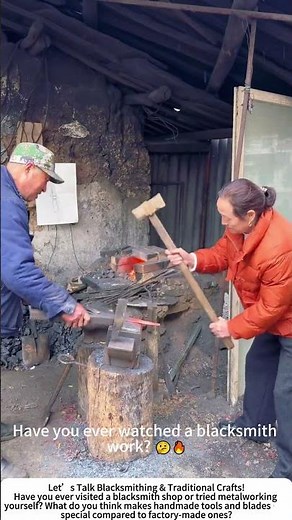 Blacksmithing – Shaping Hot Steel with Hammer and Anvil! 🔨🔥