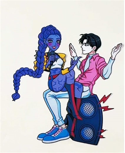 Create Your Own DEMON IDOL HUNTRIX RUMI Sticker Book