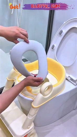 Potty Training Seat with Step Stool: No More Lifting Your Child to the Toilet #PottyTraining