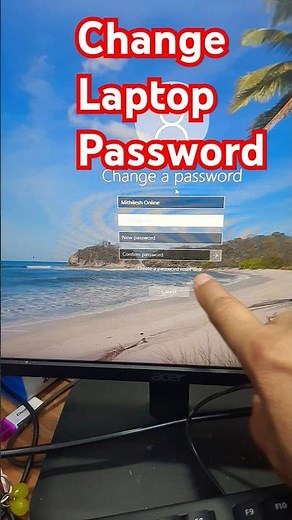 How to change laptop windows 10/11 password