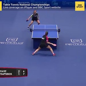 What a rally! Hopefully more of this to come today in the Table Tennis National Championships! Watch live: https://bbc.in/3aibxDn | BBC Sport