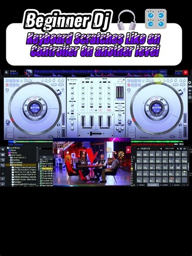 Beginner Djs (This Is Keyboard Scratches like on a Controller another Level)#djtutorial #djdongenius