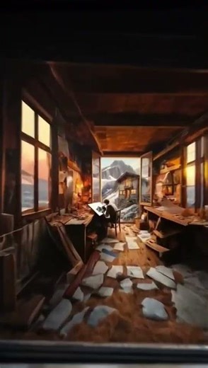 There is an infinity loop In this painting