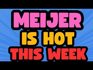 Hot Meijer Deals You Can't Miss This Week!|Meijer Couponing This Week