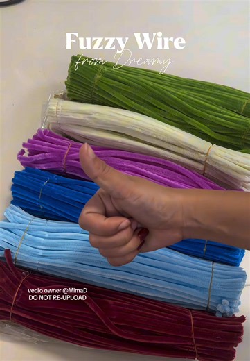 Fuzzy Wire Bundle for Handmade Flowers