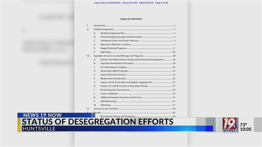 Huntsville City School District makes steps towards unitary status | April 15, 2026 | News 19 at 10 p.m.