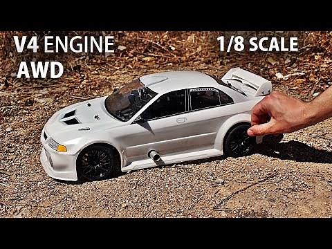 R/C V4 Car Final Modifications & Run!