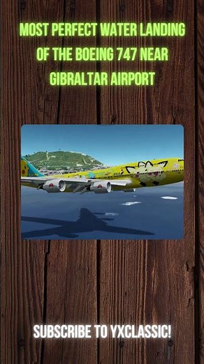 MOST PERFECT WATER LANDING of the BOEING 747 In GeoFS