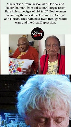 These 110 & 107-Year-Old Women Have Seen More History Than Anyone Alive! ❤️#shorts