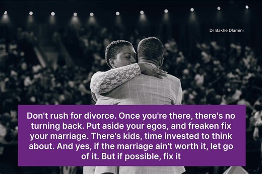 91K views · 2.1K reactions | ❤️ If you need help as a couple, feel free to book a session with me. I help a lot of couples going through divorce. But please, this is not a quick fix for a one sided marriage. It works if both parties are committed Info@bakhedlamini.co.za 0730492342 | Bakhe Dlamini | Facebook