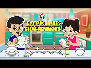 Gattu Chinki's Challenges | Animated Stories | English Cartoon | Moral Stories | PunToon Kids