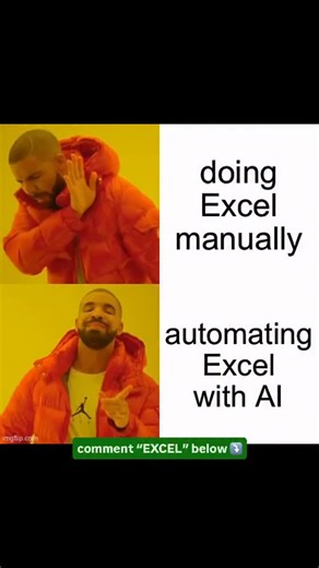 Grant Huang | just comment “EXCEL” below if you’re done suffering in spreadsheets ⤵️ manual Excel work: nah 😒 AI doing it in 3 seconds: that’s my guy 😎... | Instagram