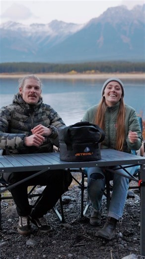 I gotta know what’s for dinner! 🧡 Our friends, the outdoor power couple, @claudio_frimmel & @carlin_frimmel talk through their favorite system for their car camping and overlanding adventures. | Jetboil