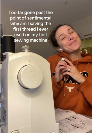 The instruction manual will be my first finished book of 2026 #sewingbeginner #trynewthings #fyp #sentimental