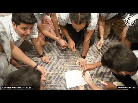 The Flying Pen - Offline Team Building Activity for Corporates | SOSParty.io | Bangalore | Gurgaon
