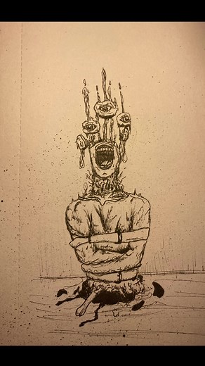 Crazy Drawing Ideas: Drawing 'Insanity'