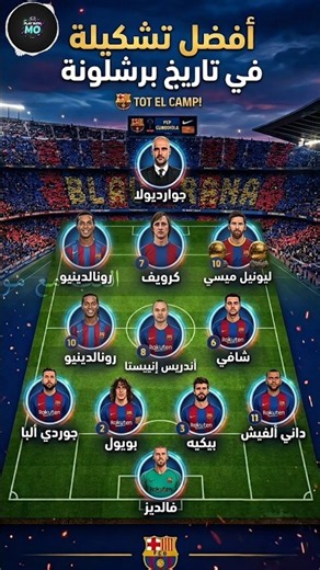 The best lineup in Barcelona's history 🔵🔴👑 #Shorts