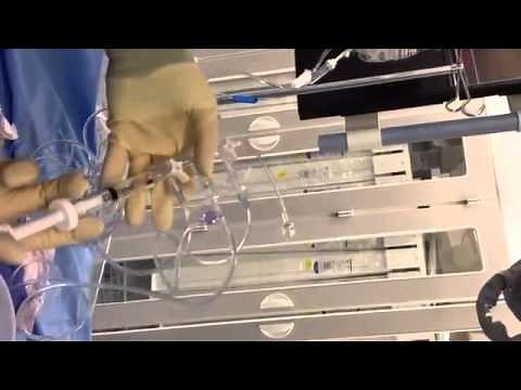 How to prep a manifold for a heart cath