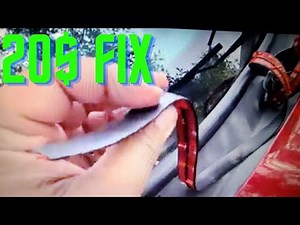 FORD EXPLORER WIND NOISE FIX