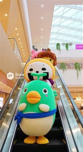 たくさんのゆるキャラがイオンモールでお買い物🛍️