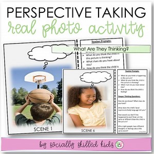 Perspective Taking Activity with Real Photos - What Are They Thinking?
