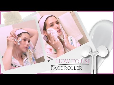 HOW TO USE FACE ROLLER FOR INSTANT FACE LIFT