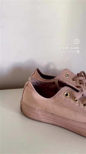 From in the bin to box fresh☑️ Converse sorted with a standard cleanse🧼 Creps need bringing back to life? Dm to get booked in📲 #crepcleanse #trainercleaning #trainerrestoration #converse