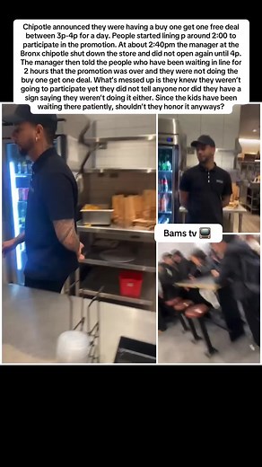 Chipotle BOGO Deal Shut Down Early in Bronx