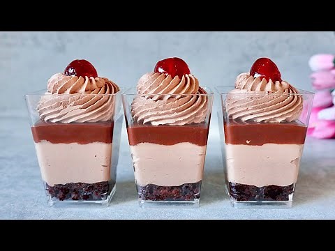 Super easy no bake chocolate dessert cups will melt in your mouth! Easy and yummy!