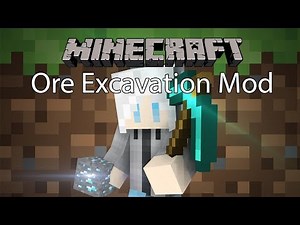 Minecraft Mod รีวิว - Mod ขุดทะลุทะลวง | Ore Excavation Mod [1.10.2]