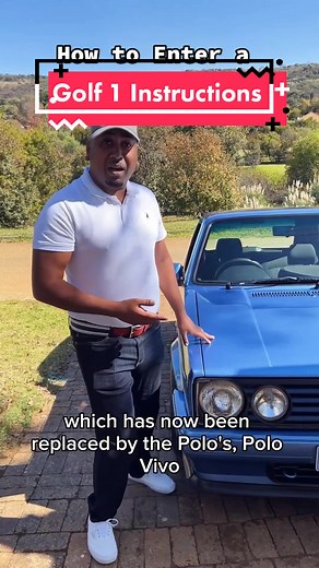 Driving Instructions for VW Golf 1: How to Enter and Drive