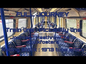 Piccadilly line from Heathrow T4 to Cockfosters | Full Journey