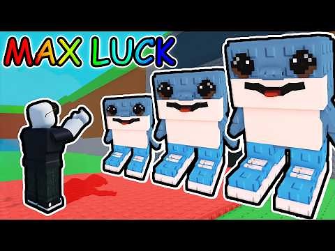 using INFINITE LUCK to get SECRETS in Roblox steal a brainrot...