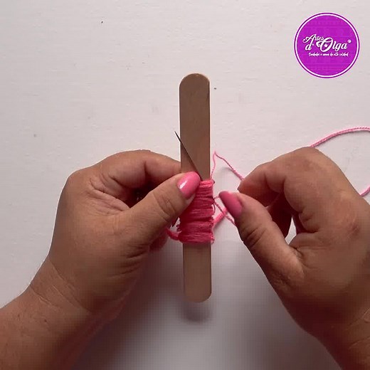 🌺 ¡Hola! Hoy te muestro cómo hacer flores con un palito de helado. | Artesd'Olga