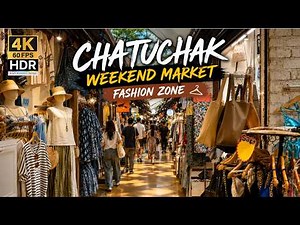 Inside Bangkok's ULTIMATE Clothing Maze! 🛍️ Chatuchak Fashion Market [4K HDR]