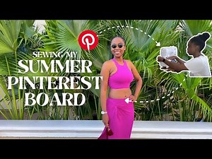 Can I Sew My Dream Summer (Beach) Wardrobe For Only $30 ? | DIY My Pinterest Board