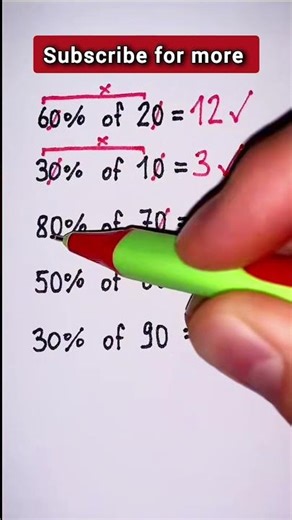 Find Percentage in 5 Seconds | Easy Trick | Class 8–9 Math