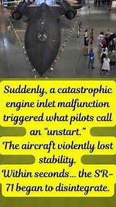 Mach 3 Disaster Pilot Thrown From SR 71 Without Ejecting