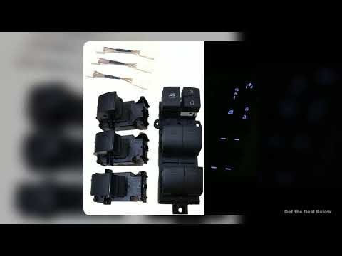 1 4pcs Lighted LED Power Single Window Switch Set For Toyota Yaris Cross Sienna Rav4 Rav 4 Chr Corol