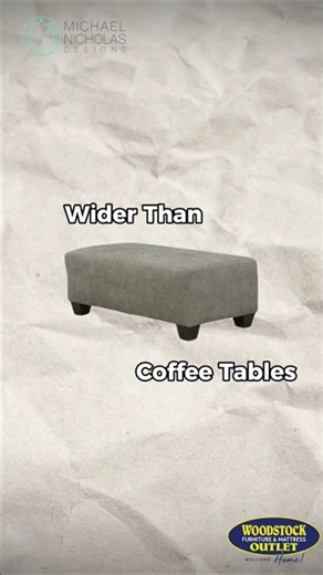 This Ottoman Is Wider Than Your Coffee Table