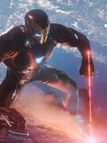 What if Thanos fights Ironman on earth #marvel #avengers