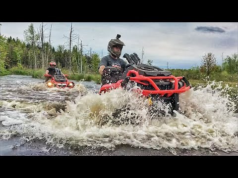 Crazy Ride - ATV Mudding, Honda, Canam, Yamaha