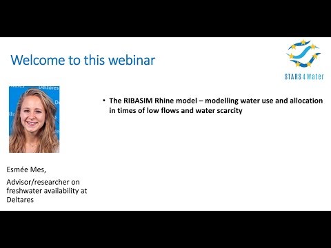 The RIBASIM Rhine model – modelling water use and allocation in times of low flows and water scarcit