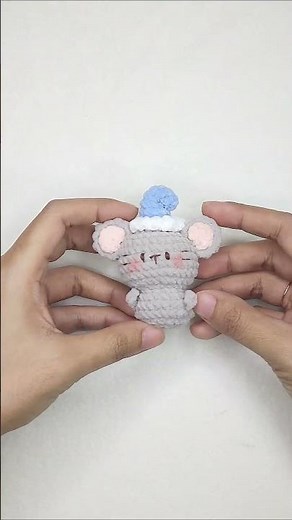 Mini Mouse Crochet Tutorial | Super Cute Amigurumi Dolls #crochetkeychain #crochetdoll #animals