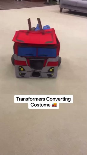 Check out this TRANSFORMING costume! Here's how it works! 😱 #transformerstok #transformingcostume #optimusprimecostume #halloweencostumes2023 | HalloweenCostumes.com
