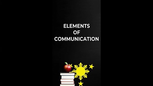 ELEMENTS OF COMMUNICATION Explained in Tagalog | Fundamentals of Communication #oralcommunication #oralcommunicationincontext